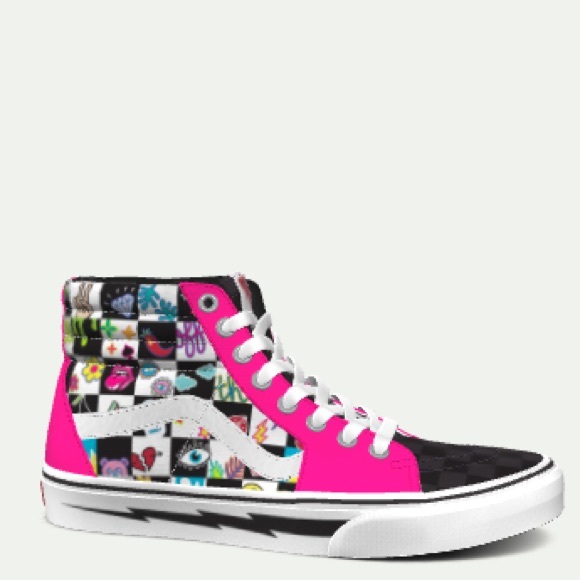 Women’s Vans Customs Sk8-Hi Non-Embroidery - Picture 1 of 4